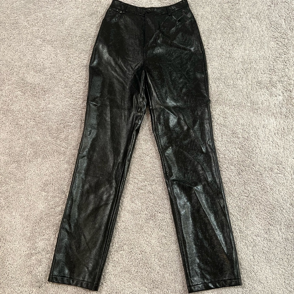 Faux Leather Pants